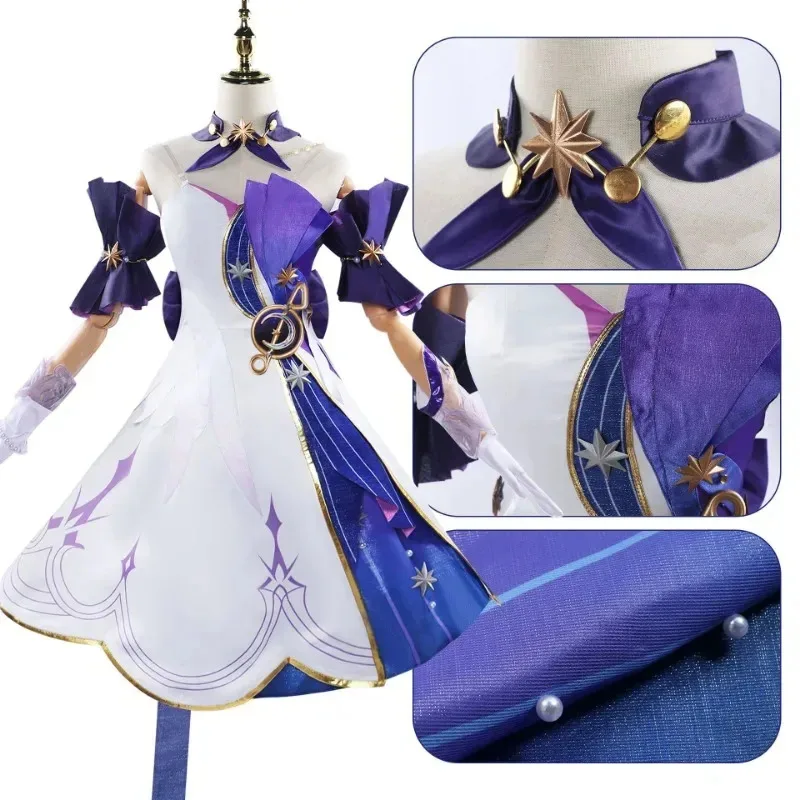 

Game Honkai Star Rail Robin Costume Cosplay Full Set Prop Accessories Holiday Party Anime Carnival Dress Up Uniform Women Outfit
