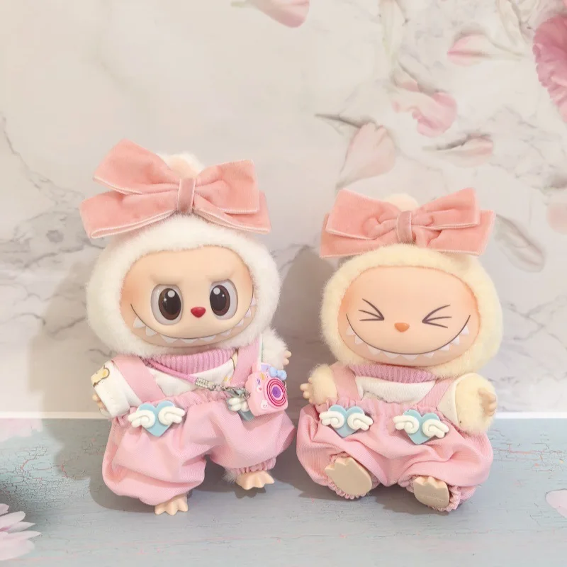 Wolke Dual Farbe Set Puppe Kleidung Ersatz Dritte Generation Hängende Dekoration Für Labubu Kleidung Kinder Puppe Outfit Zubehör