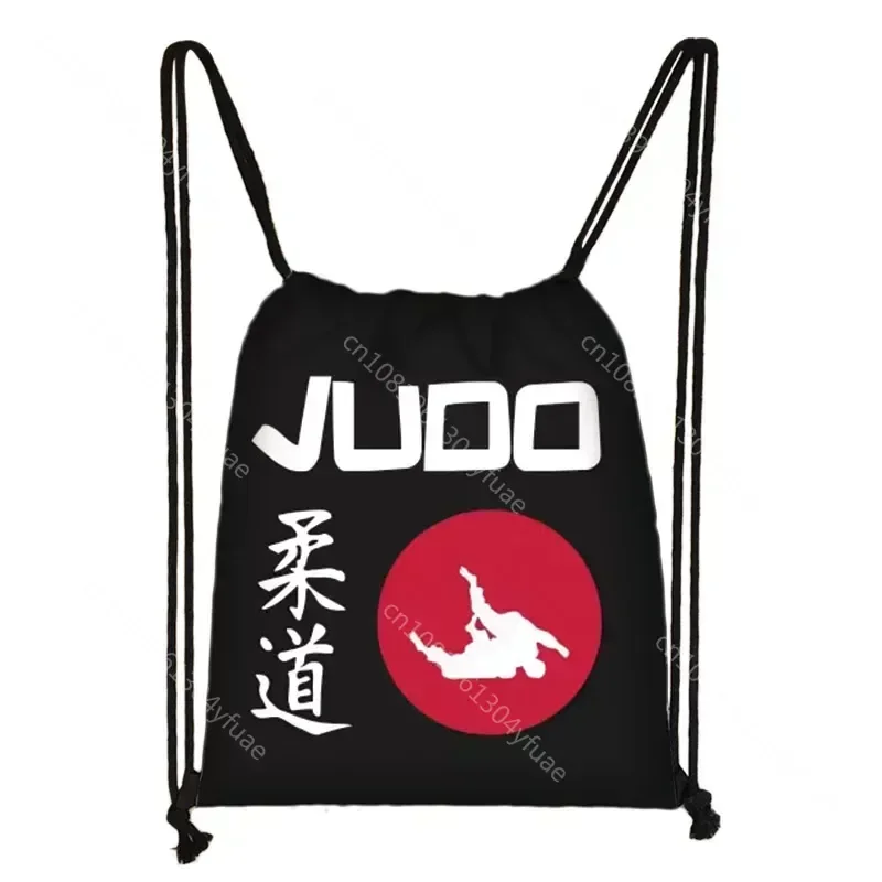 Cool Martial Taekwondo  /I Love Judo / drawstring bag boys girls  fashion storage bags teenager  backpack man travel backpack