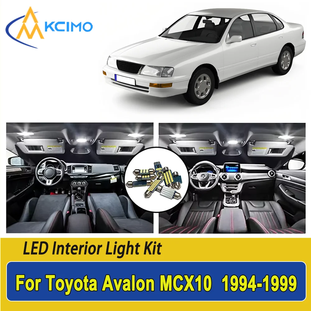 

New Light Bulb For Toyota Avalon MCX10 (1994-1999) Premium Bright LED Interior Dome Map Trunk Light Kit Car Led Lamps Canbus Car
