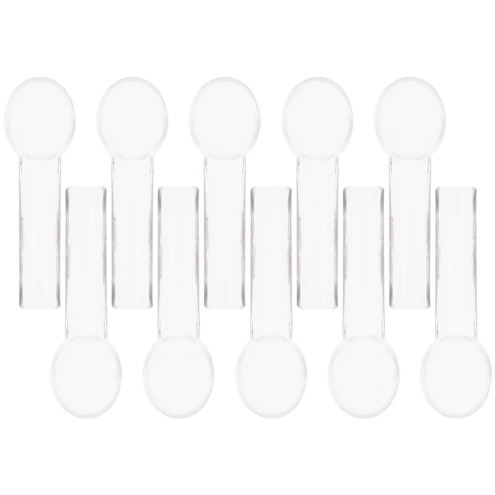 

10Pcs Toothbrush Head Caps Clear Protective Covers for Electric Toothbrush Heads Travel Camping Hiking Business Trips Reusable