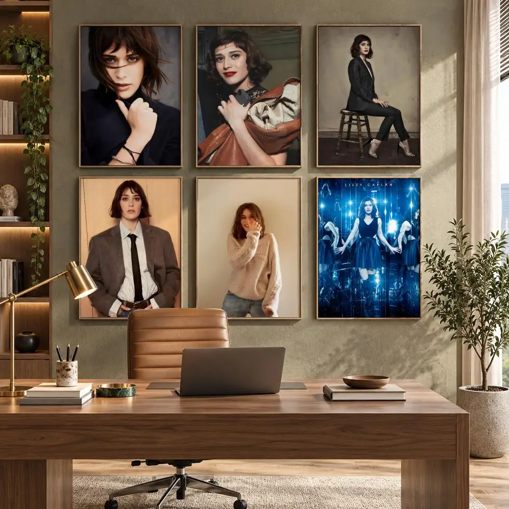 Lizzy Caplan Actress TV Movie Poster Self-Adhesive PP Paper HD Wall Decal for Study Living Room Garage DIY Gift