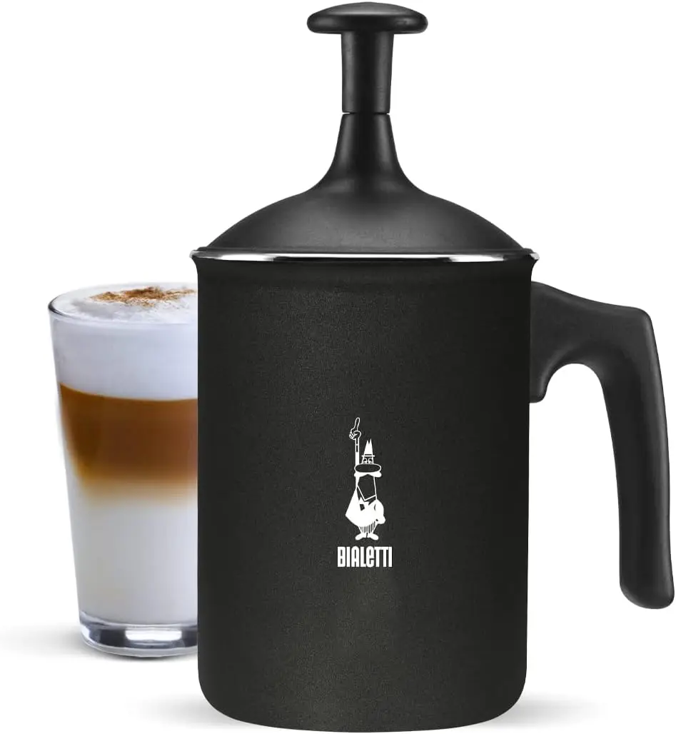 

Stovetop Milk Frother, 1L Capacity, Fine Mesh for Creamy Foam, Works on All Cooktops Except Induction