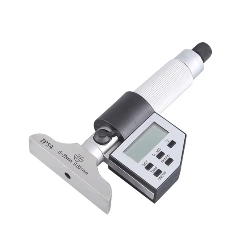 Xibei-micrômetro de Profundidade de Catraca Pinças de Sonda Esférica Profundidade 025 050 0100 0-200 0-150 mm 001 Ponte Comprimento 63 mm Aço Inoxidável