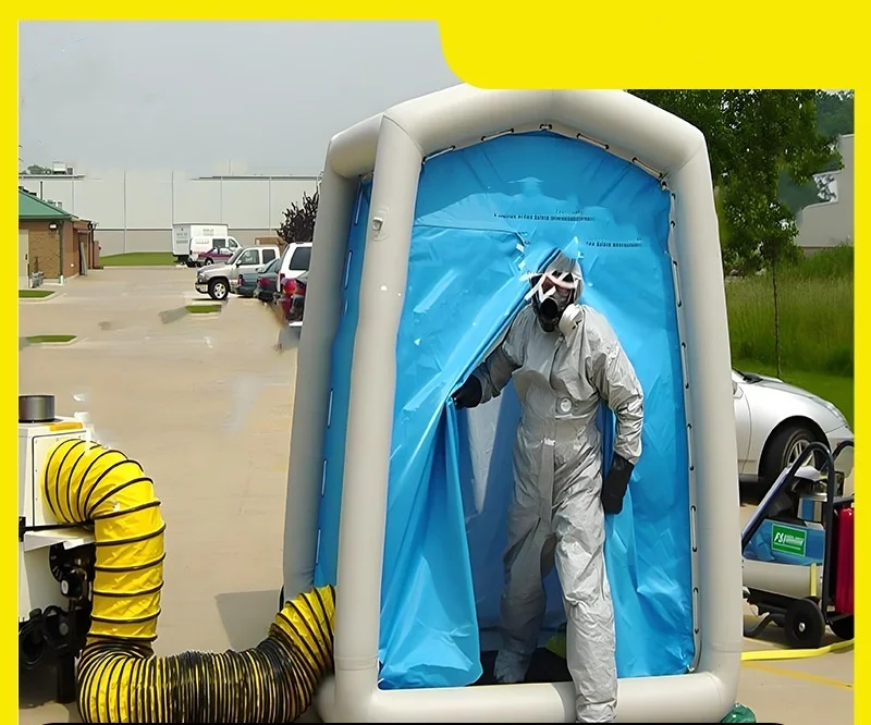 Factory high-quality customized size cleaning and disinfection inflatable roof tent inflatable house tent air tent house