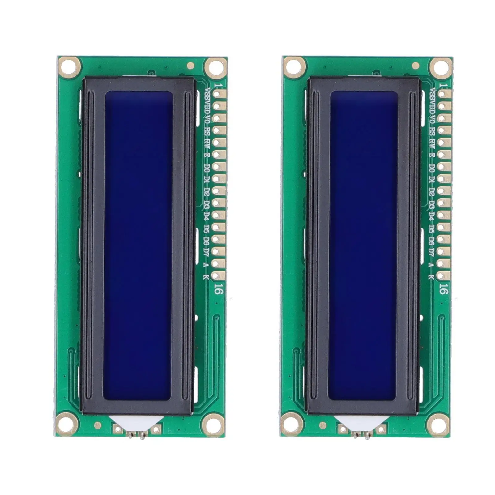 2Pcs DC5V 1602 LCD Display Module for Microcontrollers - Robot Accessories & Development Kit