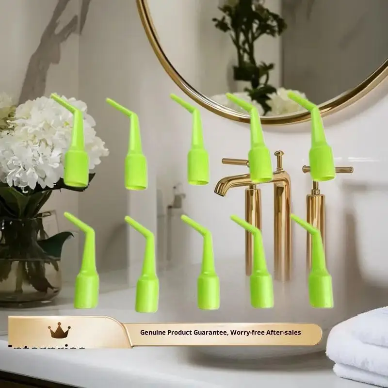 10Pcs Dentistry Disposable Suction Tip Conversion Head Bend Pipe High Temperature Resistance Disinfect Oral Cavity Surgery Straw