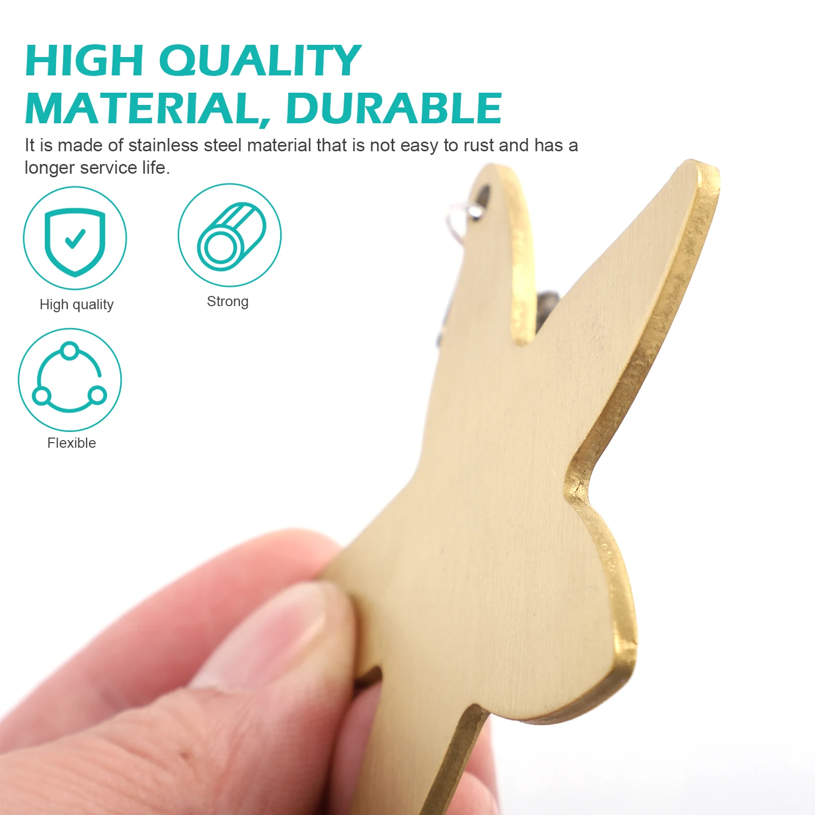 

4pcs Stainless Steel Tablecloth Fixing Clips Unique Design Rust-Resistant Party Wedding Home Decoration Table Cover