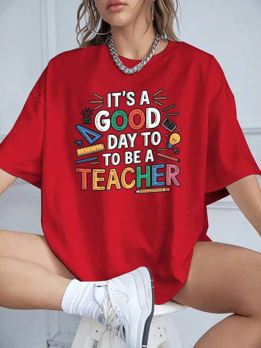 2026 Fashion New Plus Size Women Round Neck T Shirt Summer Graphic Printed Tee Curvy Ladies Daily Casual Basic Top Tee S-7XL