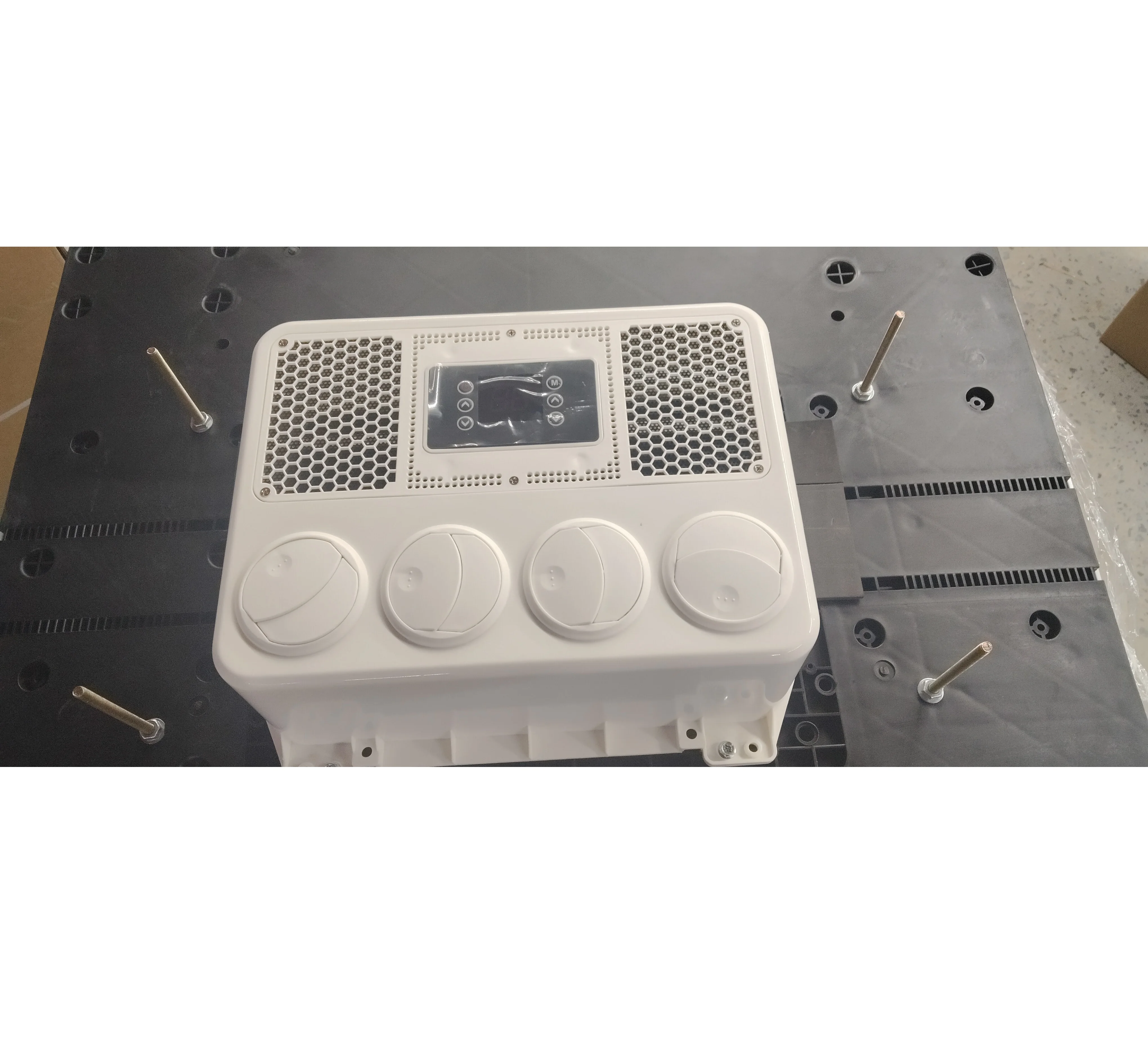 Sinoclima K505 مكيف هواء الشاحنة العالمي RV Air-Con أطقم لسيارة شاحنة التخييم وقوف السيارات تكييف الهواء RV العالمي #4