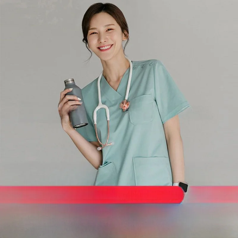 

Korean Sle Surgical Scrub Set for Men And Women Dental Hospital Work orm Separate Top And Bot Fem Nurse Suit
