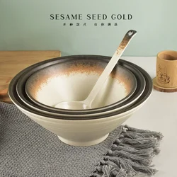 Imitation Porcelain Japanese Ramen Bowl Creative Commercial Beef Soup Noodles Bowl