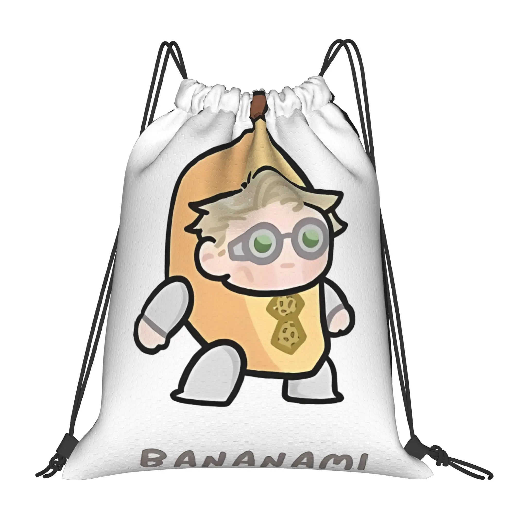 Bananami jJujutsu Kaisenn Portable Sports Riding Gym Drawstring Storage Sporty Backpacks