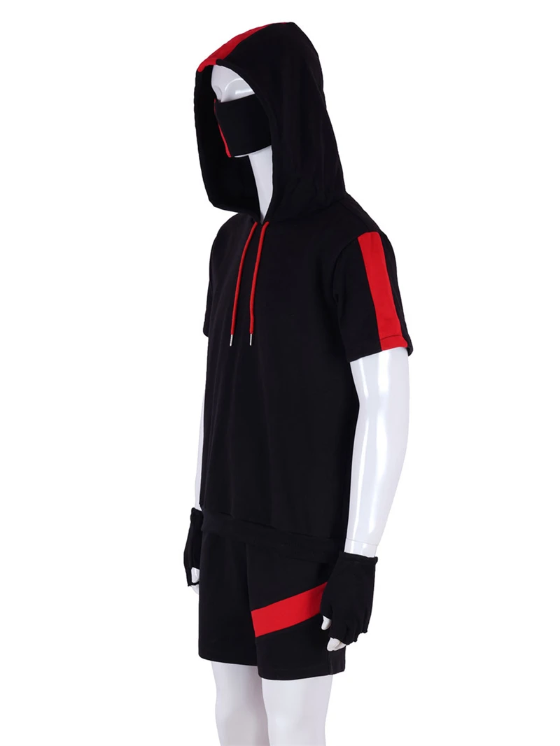 Royal Ikonik-Sweat à Capuche Cosplay pour Homme et Enfant, Ensemble Complet de dehors, Haut et Short, Tenue d'Halloween