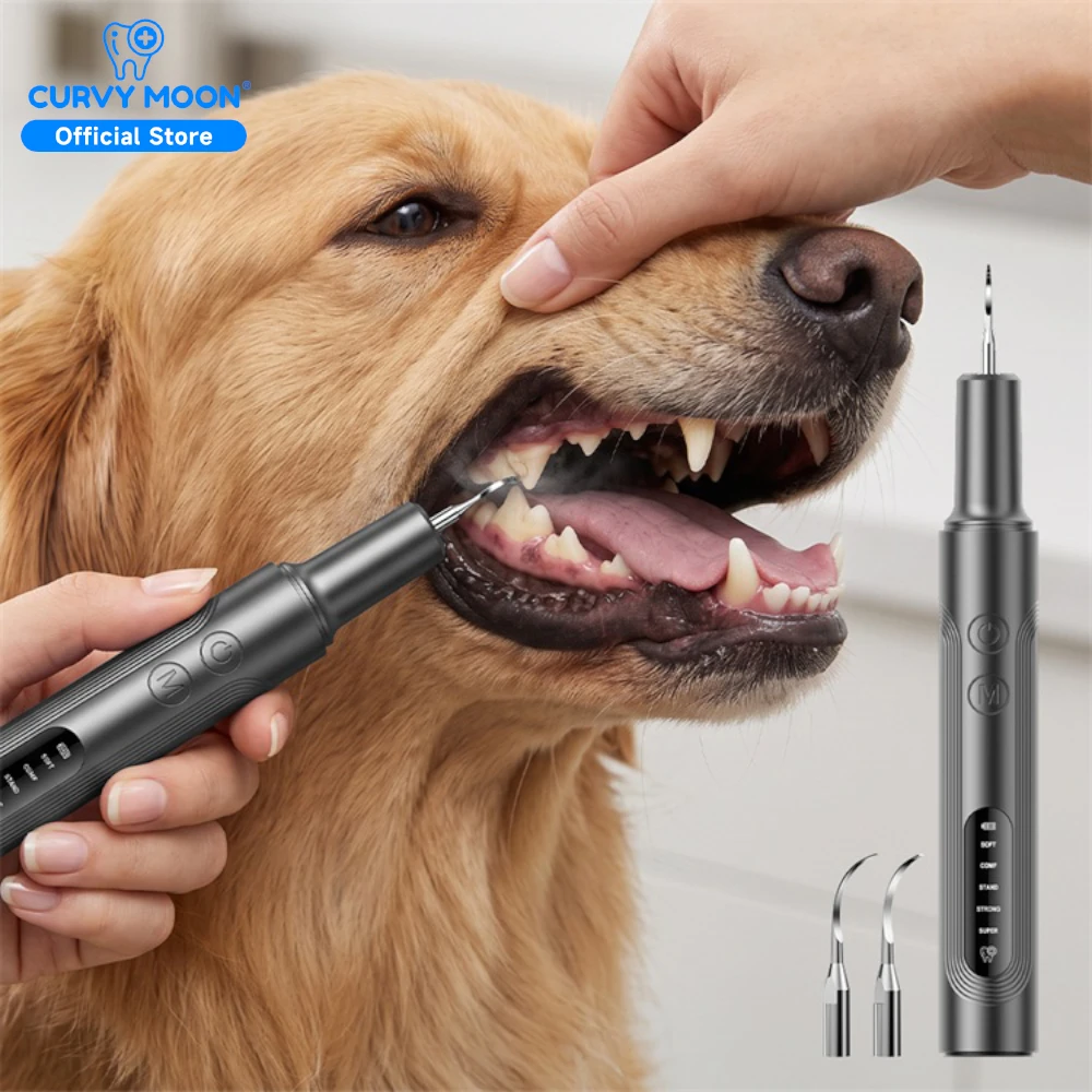 Teeth Whitening Mouthwash - Dog Teeth Plaque Remover Pet Ultrasonic