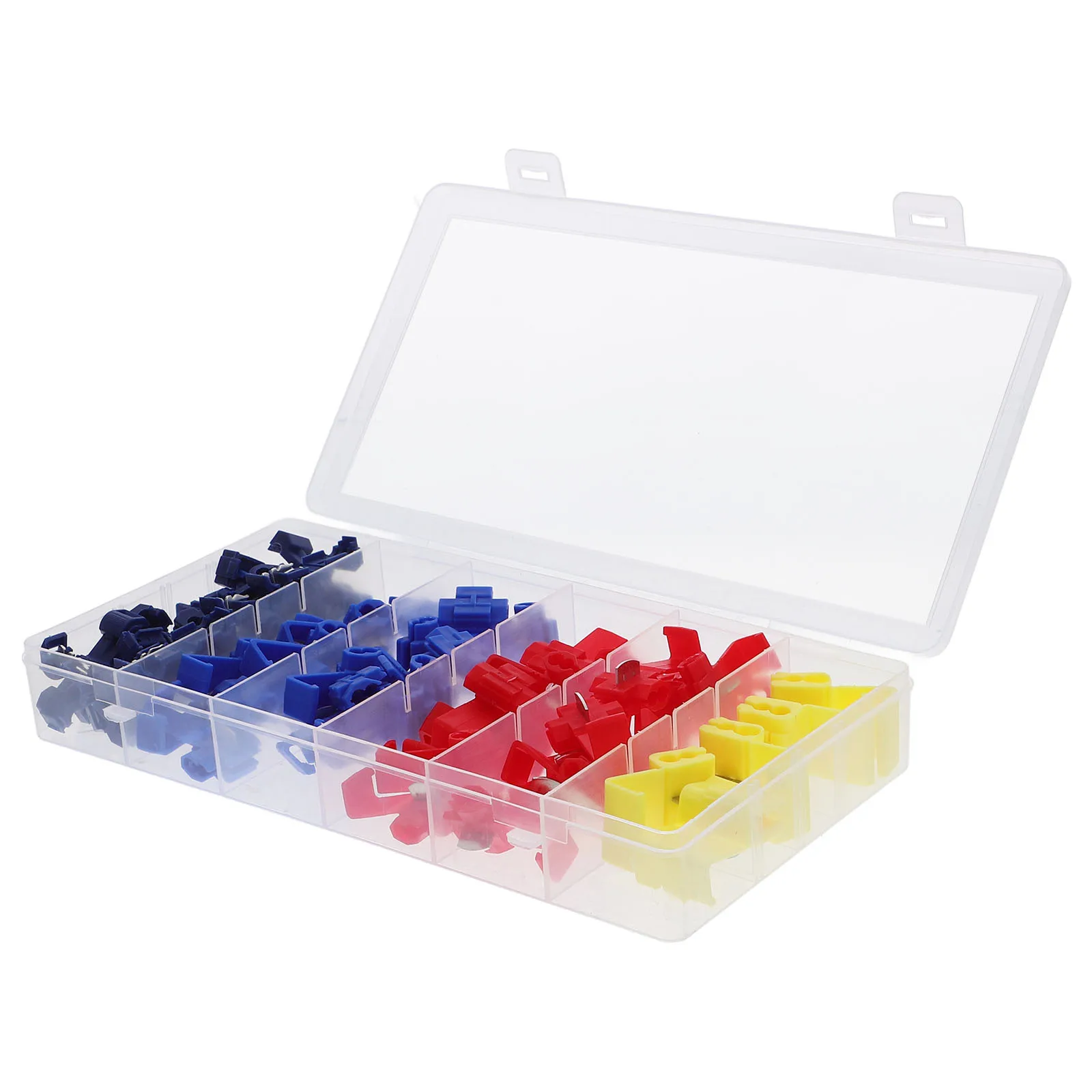 

65Pcs Quick Splice Wire Connectors Kit Solderless T-Type 6-Slot Electrical Terminals for Automotive Marine Household Wiring Fast