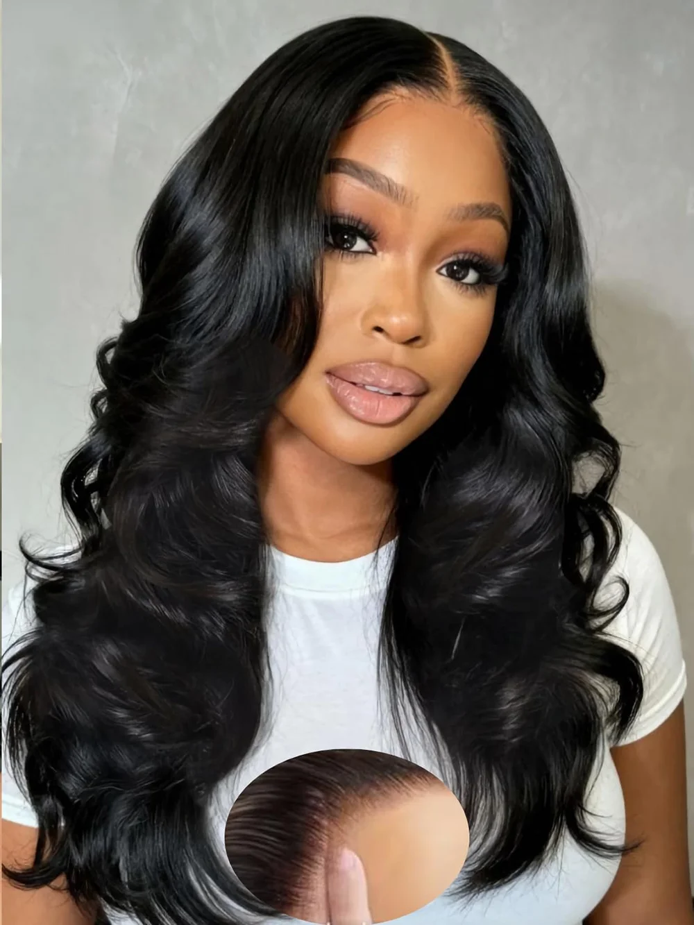7x6 Body Wave Glueless Wigs Natural Color Wigs Brazilian Human Hair Wig 220% Density Pre Cut No Glue Wear Friendly Beginners 40 46 Inch Body Wave Human Hair Wig HD 13x6 Transparent Lace Frontal Brazilian