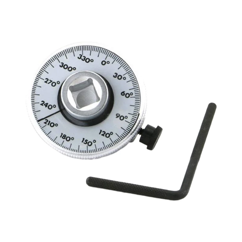 

1/2 Inch Torque Angle Gauge, Meter for Precision-Angulars Tightening, 360 Degrees Wheel, Adjustable Angle Measuring Tool