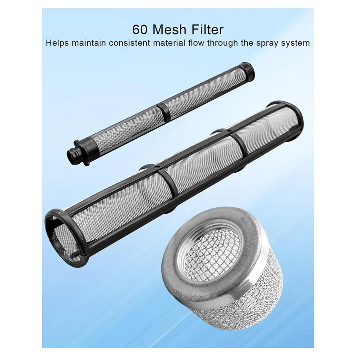 A06RP Airless Spray Filter Screen Kit Suction Pipe Pump Inner Core Filter Screen 287032 Spray Filter Screen Fit for Graco 695