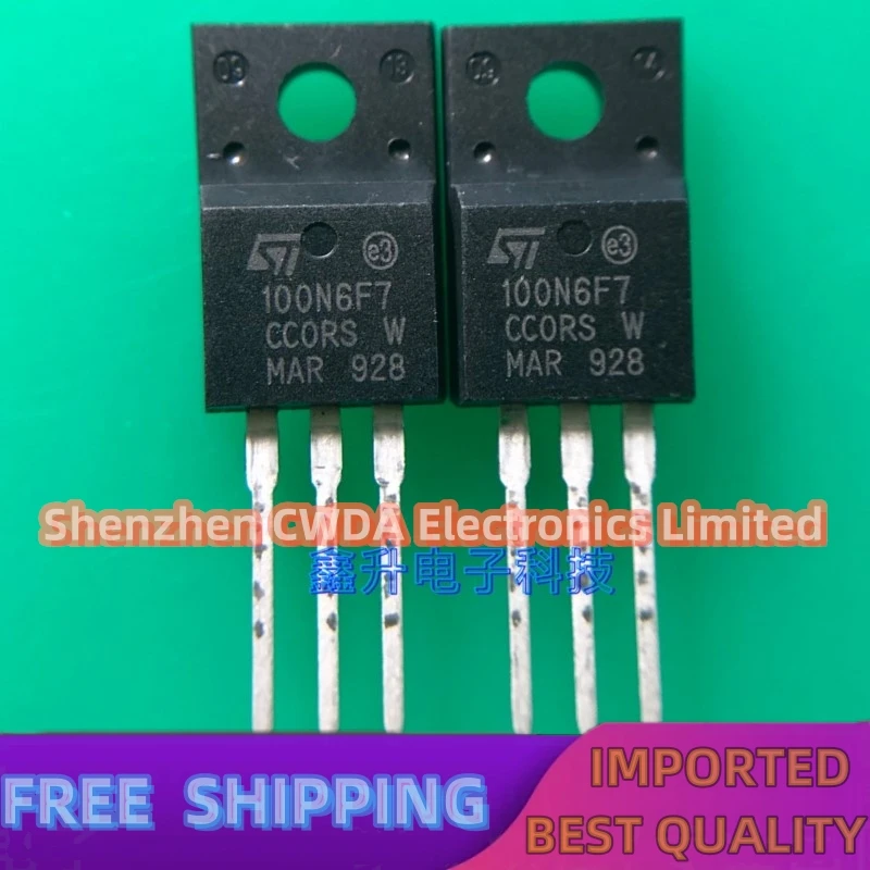 10PCS-20PCS  100N6F7 STF100N6F7 STP100N6F7   100A 60V In Stock Can Be Purchased