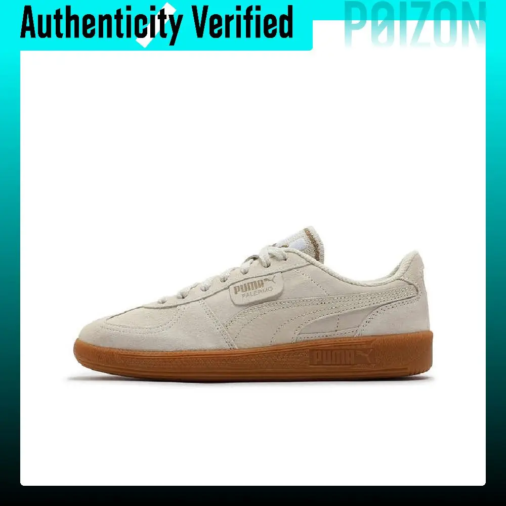 PUMA Palermo Breathable Low top German Army Trainers Unisex Apricot 401123-02