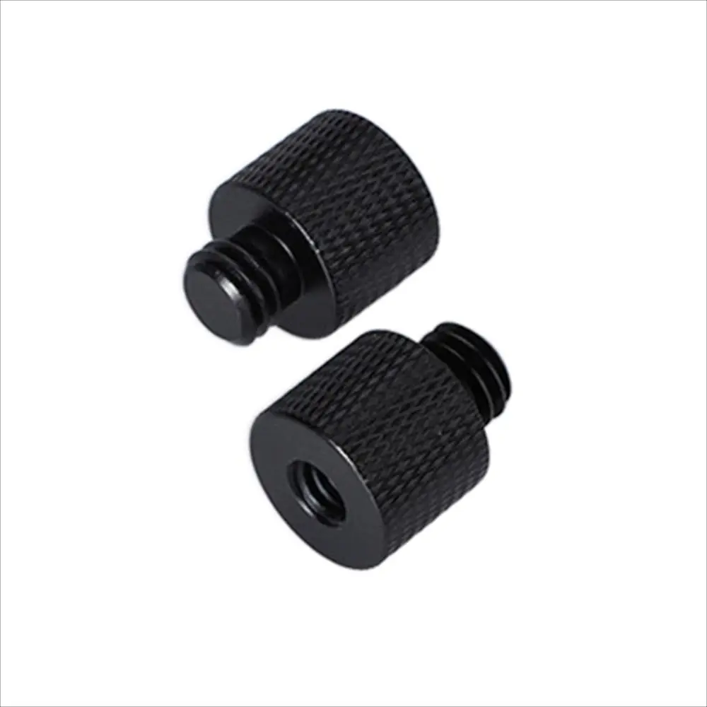 1/4 to 3/8 Inch Screw Aluminum Universal Camera Conversion Screw Tripod Ballhead Quick Release Mount Adapter