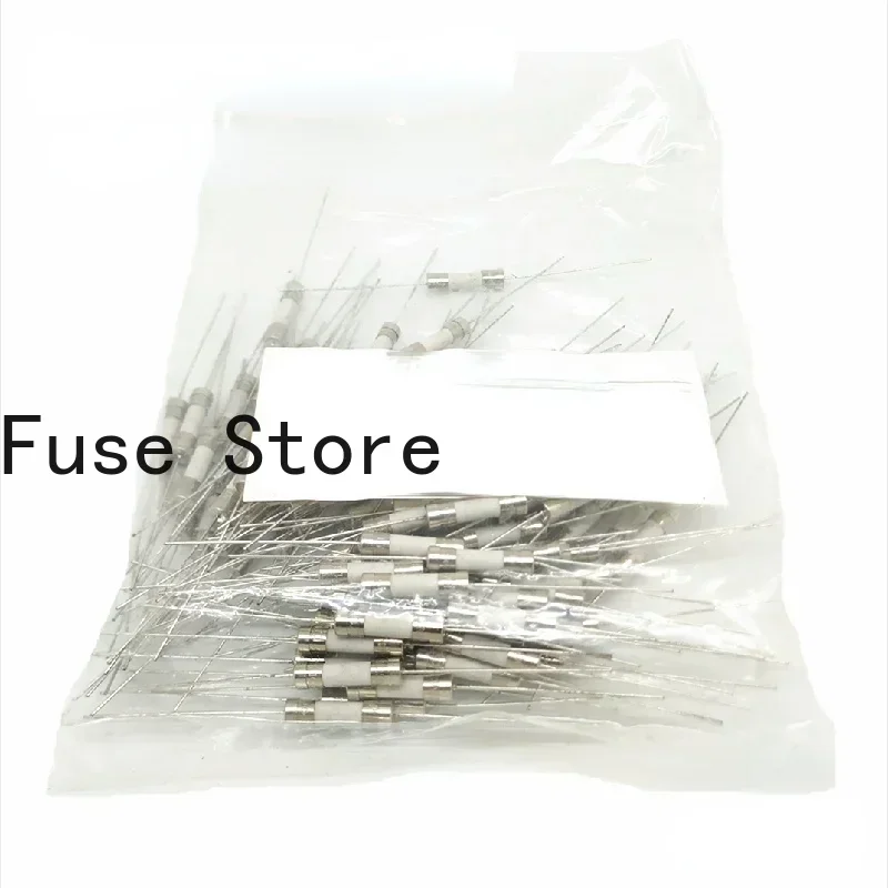 10PCS 021501.6MXEP5*20 Ceramic Fuse T1.6A H250VP Delay Slow Melting Tape Pin