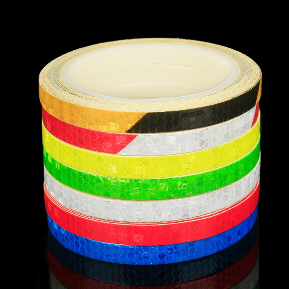 

3pcs Luminous Reflective Tape Waterproof Safety Warning Sticker For Car Bike Motorcycles Glow In Dark High Security Green Yellow