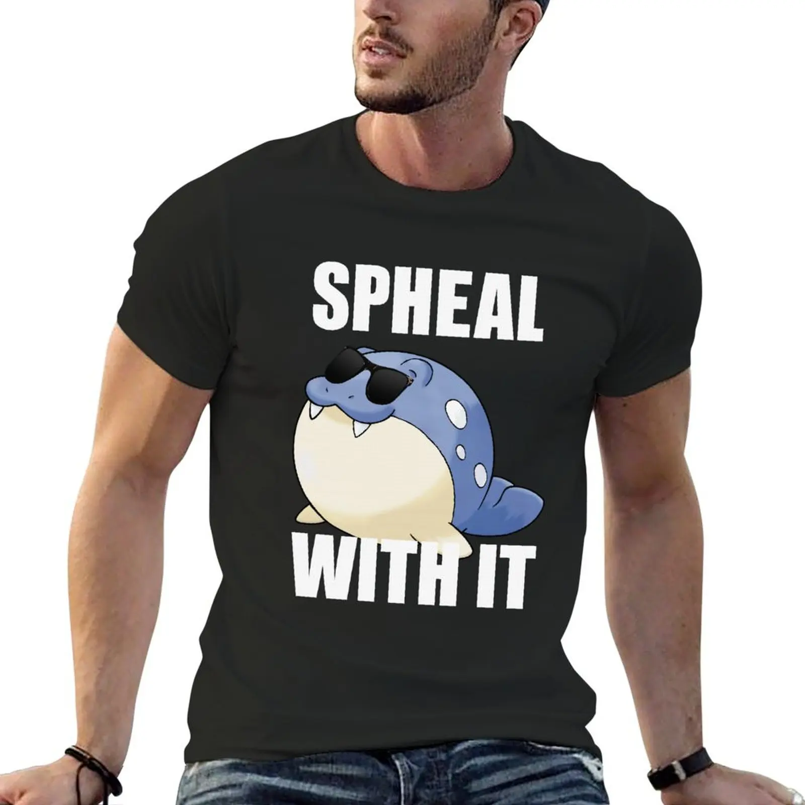 

Мужская футболка Spheal with It 88Men, модная футболка, эстетическая одежда, милые топы, одежда на заказ из аниме, Мужская футболка 100 ℅ хлопок