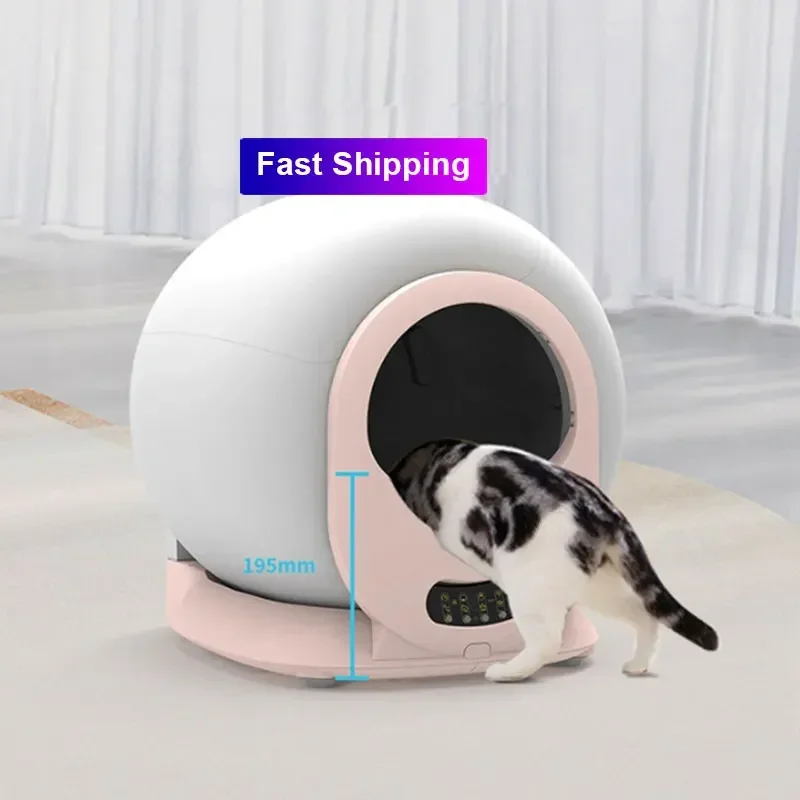 

Hot sales2024 New Best Selling High Side Large Space Self Cleaning Stainless Steel Smart Cat Toilet Automatic Electric Cat Litte