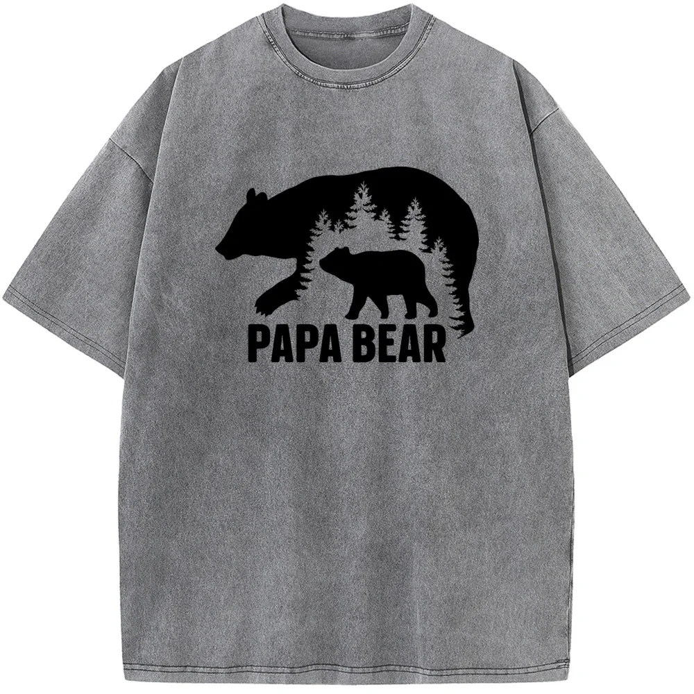 Camiseta lavada de 230 gramos de alta calidad para hombre, camisa vintage de los años 90, unisex