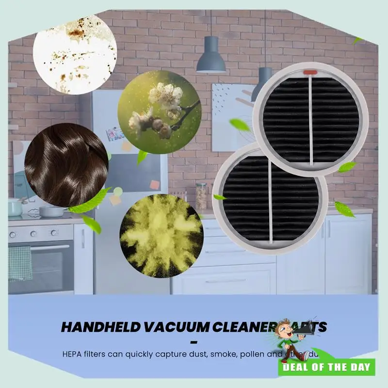 24-uurs levering HEPA-filter wasbaar voor Xiaomi Roidmi X20 / X30 / X30 / S2 / F8 Storm Pro draadloze stofzuiger