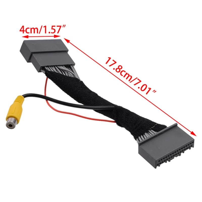 Car Rear View Camera Adapter Wire Harness Cable Video Connector For Honda CRV Civic EXI 2012-2016