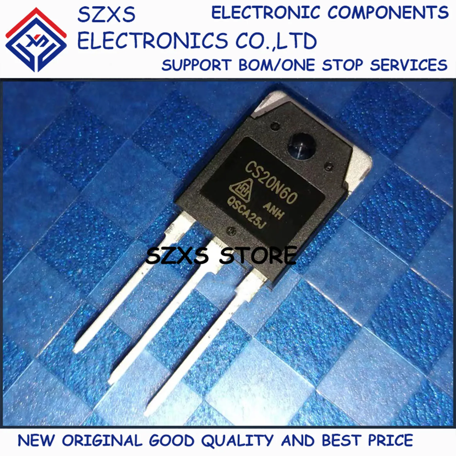 

New Original 10Pcs CS20N60ANH CS20N60 TO-3P 600V 20A MOSFET Field Effect Transistor In Stock Electronic Components Good Quality