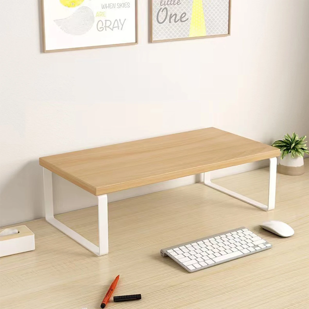 Деревянная подставка-органайзе – обзор и цена Monitor Riser Wood