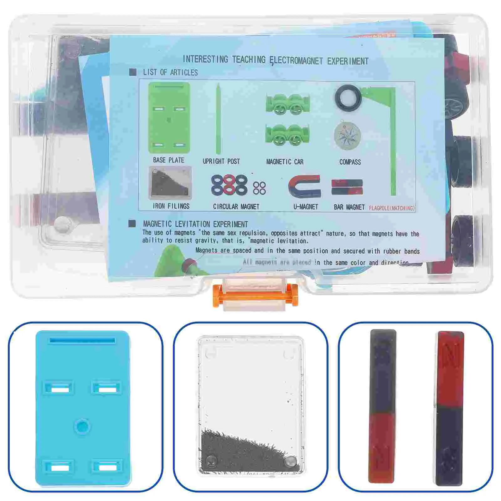 Toy Magnet Science Project Supplies Magnetism Kits Educational Magnetic Force Kids Toys Device Pupils