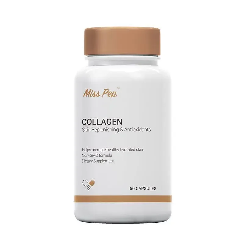 

1 bottle of collagen peptide capsule brightens skin tone promotes smooth and elastic skin and enhances immunity