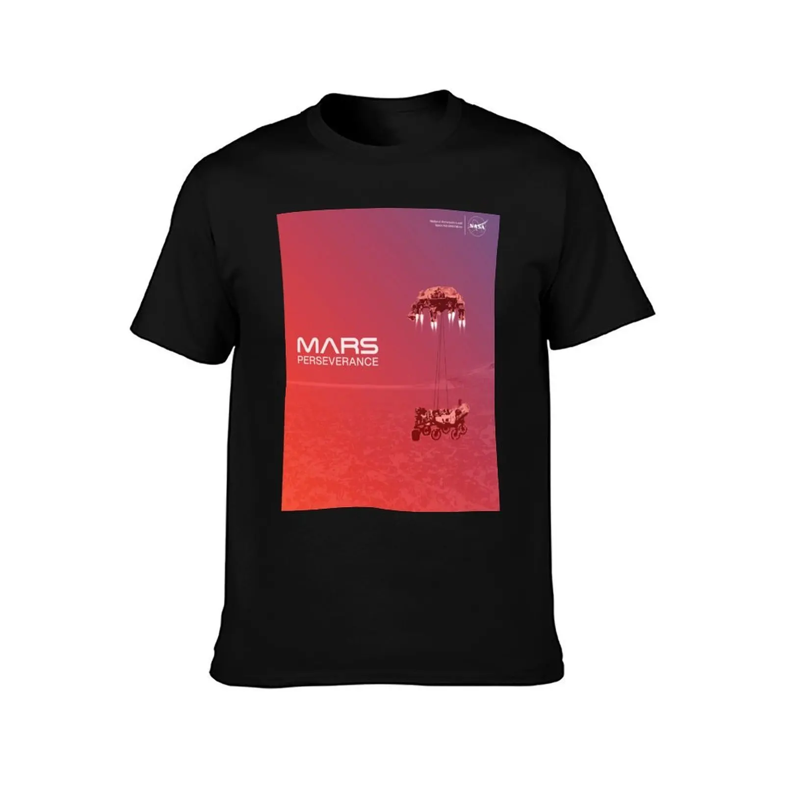Mars Perseverance Rover T-Shirt Regular Fit Plain Tee Shirt T-Shirt