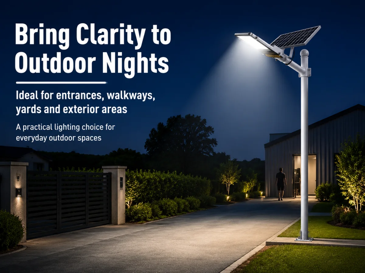 1/2 Stück Aluminium 8000mAh Hochleistungs-Solarleuchte Outdoor-Solarstraßenlampe IP65 Wasserdichte Straßenlampe für Garage, Garten, Terrasse, Wandleuchte – Detail 6