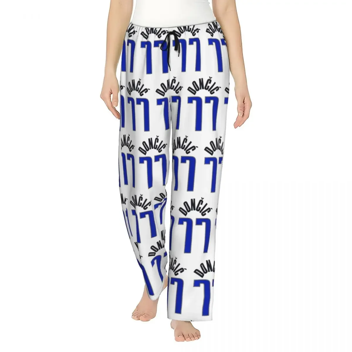 

Женские пижамные брюки Custom Luka Doncic с карманами для отдыха и сна