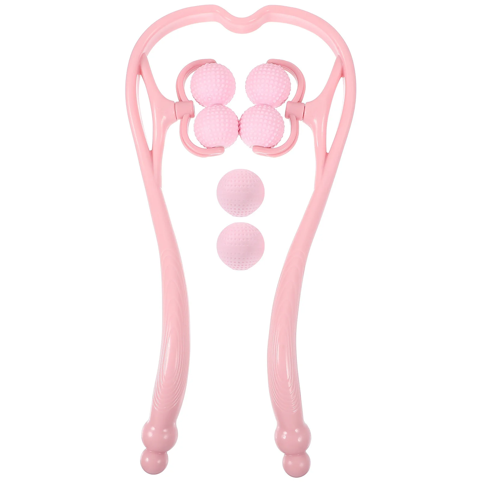 

1 Set Of Massage Roller For Neck Deep Tissue Handheld Massager Portable Pain Relief Tool Travel Neck Care Device Roller Massager