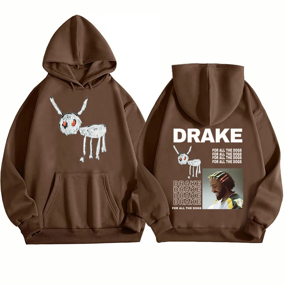 Drake for All The Dog Hoodie Man Woman Harajuku Pullover Tops Sweatshirt Music Fans Gift