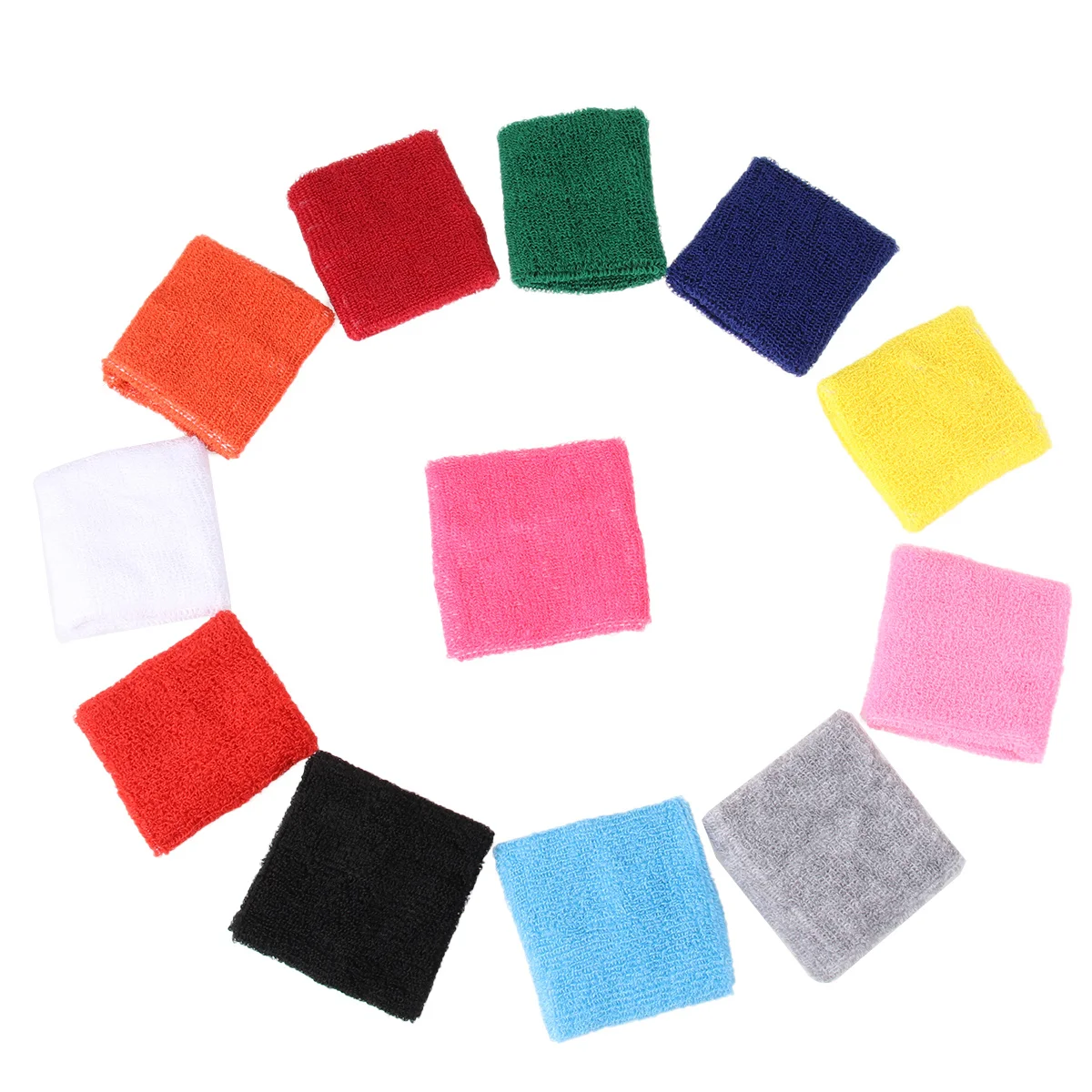 

12Pcs Sports Wristband Set Ultra Soft Cotton Material Protective Wristwear for Active Play Comfortable All Day Wear Gift