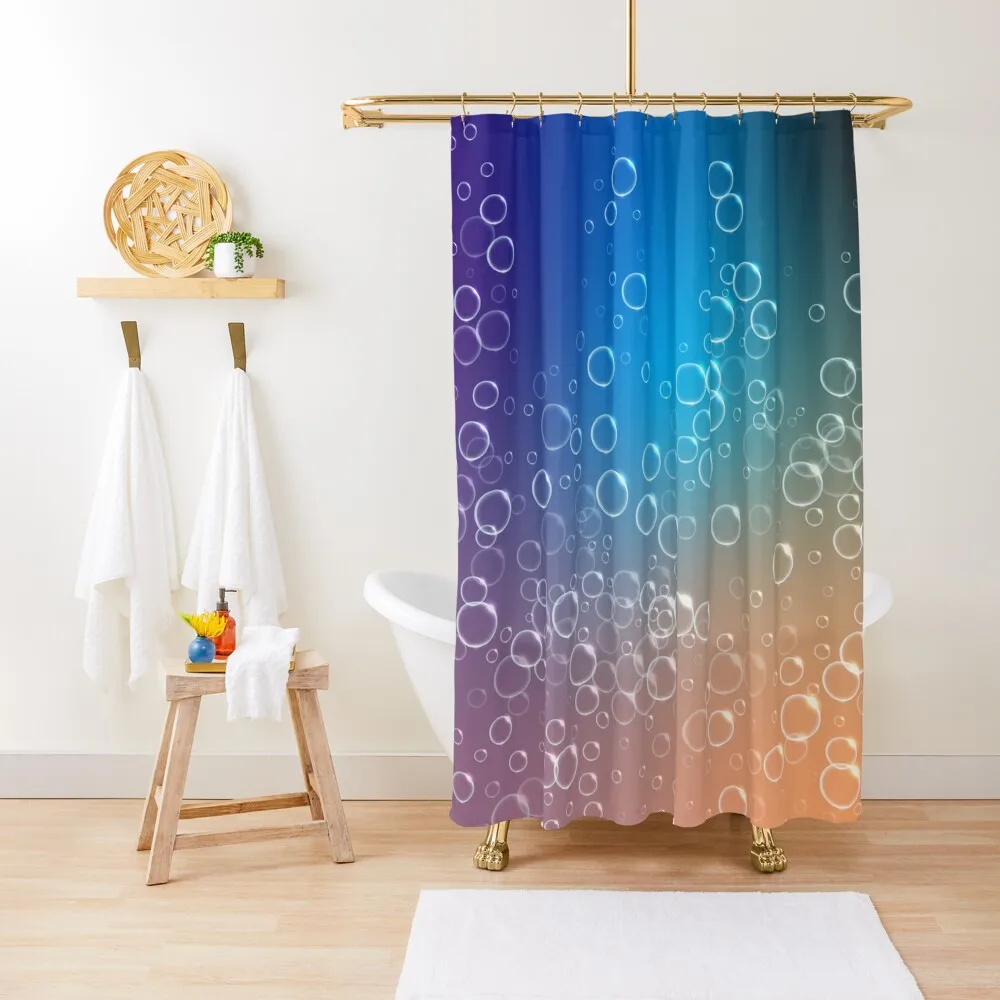 

Soap bubbles colorful beautiful design Shower Curtain Shower Waterproof Window Toilet Accessories Bathroom Curtain