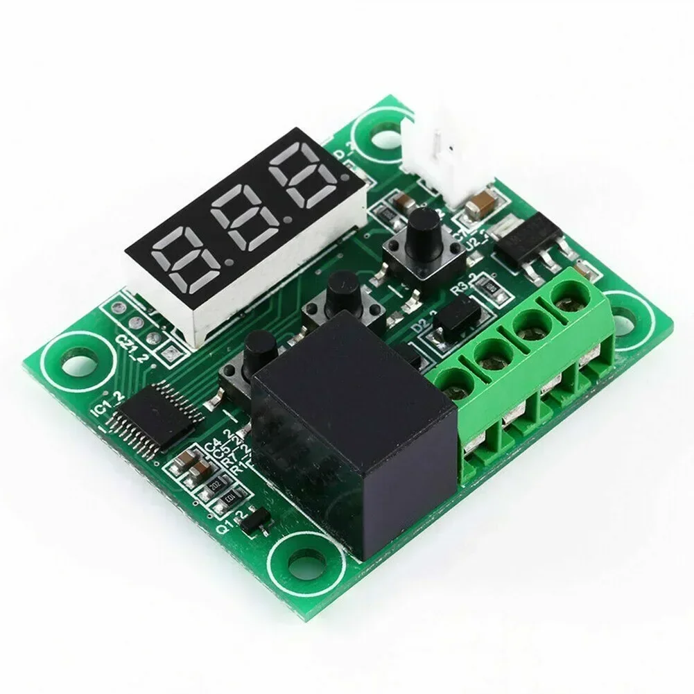 12V cyfrowy termostat regulator temperatury czujnik przekaźnikowy przełącznik W1209 termostat chłodzący ciepło przełącznik kontroli temperatury