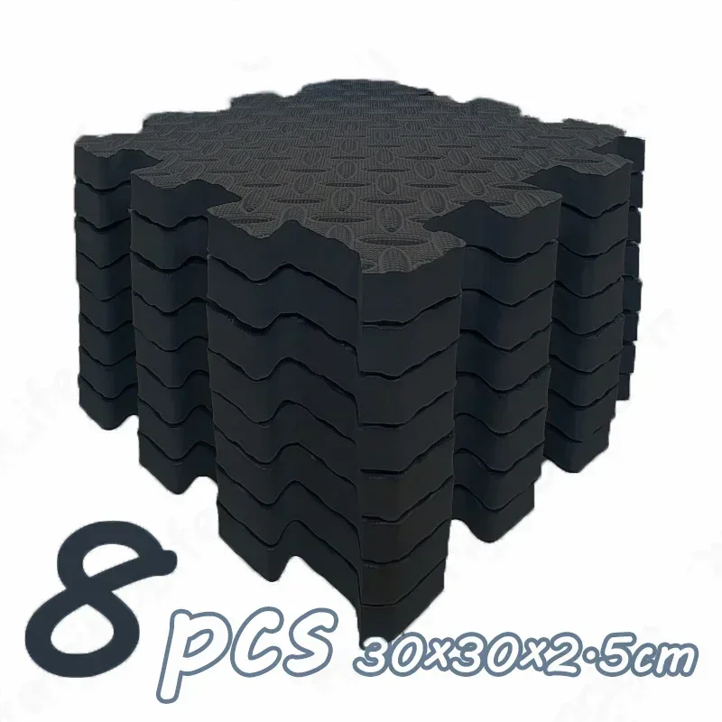 8 stks/2.5 cm Dikke Antislip Baby Kruipen Speelkleed Geluiddichte Puzzel Gym Mat voor Kinderkamer en Milieuvriendelijke Puzzel Mat