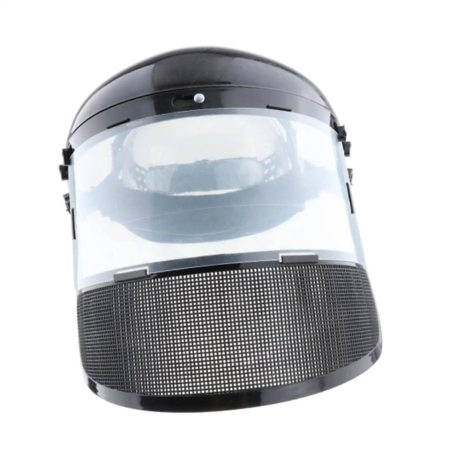 Lightweight Face Shield Protection Mask for Trimmer Chainsaw Work Full Cover Transparent PET Screen with Adjustable Knob for
