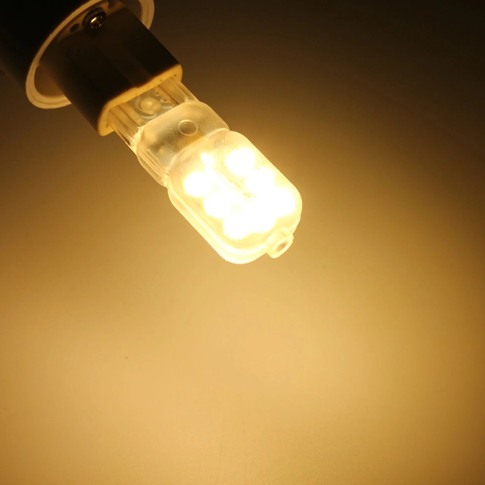 爬虫類用G9ヒートランプ電球10個、ミニ爬虫類ライト2ピンベースUVA爬虫類ヒートランプ（ヒゲトカゲ、ヤモリ、カメ、トカゲ用）