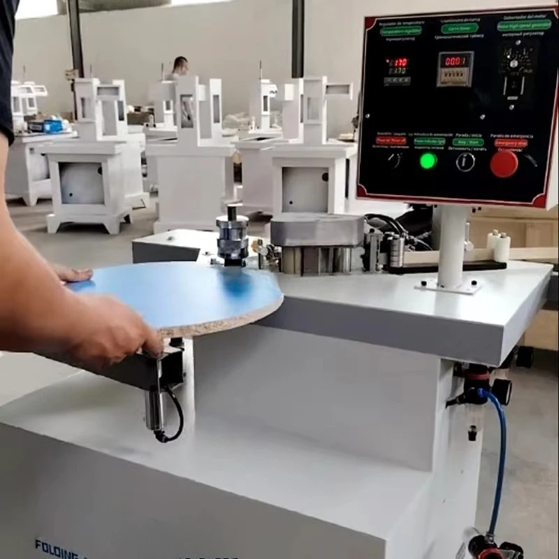 MY15 Woodworker Edge Banding Machine Manual Curved Line Straight Edge Bander Machinery 88 kg Plywood Construction Motor Bearing
