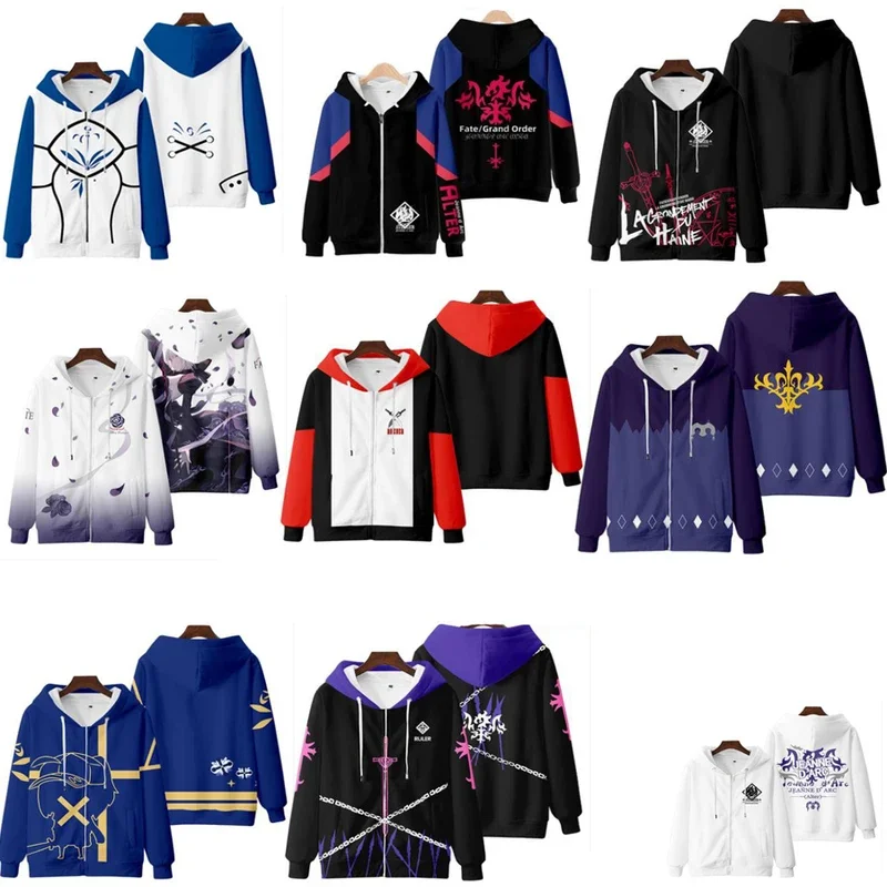 

Костюм для косплея из аниме Fate Stay Night, Fate/Grand Order, FGO, Saber альтер, выполненный в стиле панталона дуги, унисекс, 3D Толстовка, куртка с капюшоном на молнии, верхняя одежда
